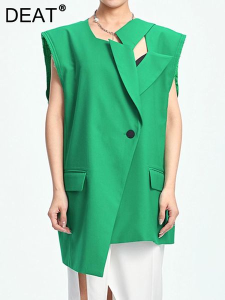 vests deat fashion women's vest new solid color irregular single button sleeveless asymmetrical waistcoat female summer 2022 7e182, Black;white
vests deat fashion women's vest new solid color irregular single button sleeveless asymmetrical waistcoat female summer 2022 7e182, Black;white