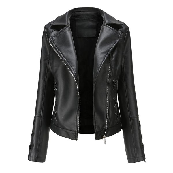 jackets women leather jacket 2022 spring coat black red moto biker zipper jacket ladies green beige chaqueta mujer veste femme autumn, Black;brown
jackets women leather jacket 2022 spring coat black red moto biker zipper jacket ladies green beige chaqueta mujer veste femme autumn, Black;brown