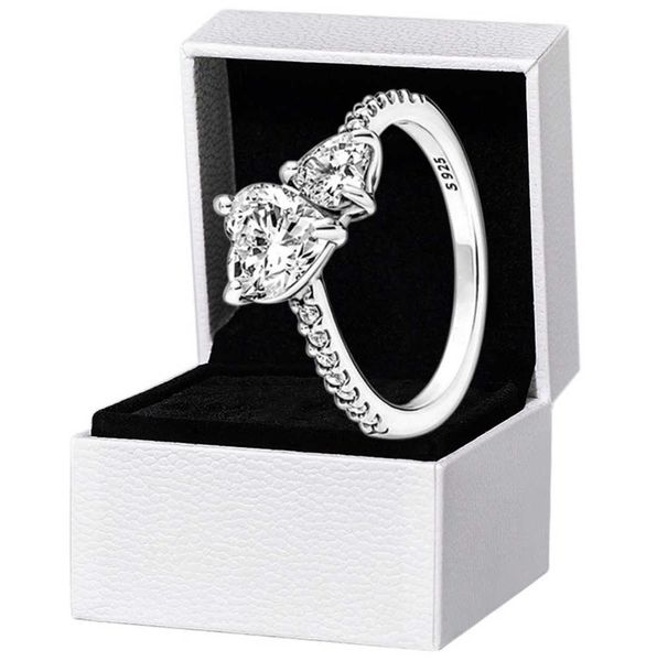 wedding rings new arrival double heart sparkling ring solid 925 silver women girlfriend gift jewelry for pandora lover cz diamond with origi, Slivery;golden
wedding rings new arrival double heart sparkling ring solid 925 silver women girlfriend gift jewelry for pandora lover cz diamond with origi, Slivery;golden