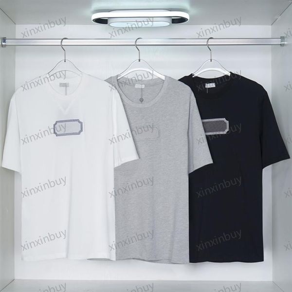 xinxinbuy men designer tee t shirt 23ss paris letter embroidery short sleeve cotton women white black khaki grey s-3xl278e, Black;brown
xinxinbuy men designer tee t shirt 23ss paris letter embroidery short sleeve cotton women white black khaki grey s-3xl278e, Black;brown