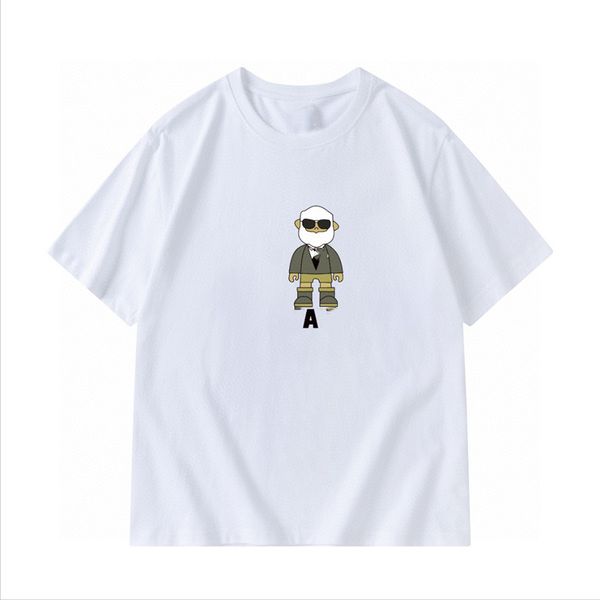 men's t-shirt 2023 fashionable men's t-shirts channel cotton anti-wrinkle printed alphabet couple casual wear student short sleeve, White;black
men's t-shirt 2023 fashionable men's t-shirts channel cotton anti-wrinkle printed alphabet couple casual wear student short sleeve, White;black