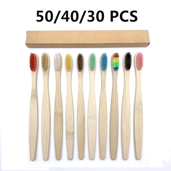 toothbrush 504030pack bamboo adults soft bristles biodegradable plastices low carbon eco handle brush 230421
toothbrush 504030pack bamboo adults soft bristles biodegradable plastices low carbon eco handle brush 230421