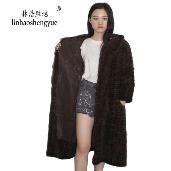 fur linhaoshengyue 2020 fashion and warm length 110cm real mink weave fur coat, Black
fur linhaoshengyue 2020 fashion and warm length 110cm real mink weave fur coat, Black
