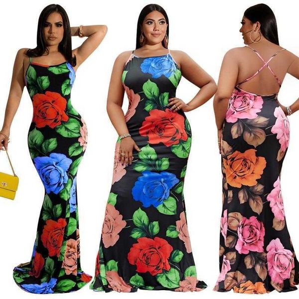 22259 womens summer flower print dress fashion tight large size, Black;gray
22259 womens summer flower print dress fashion tight large size, Black;gray