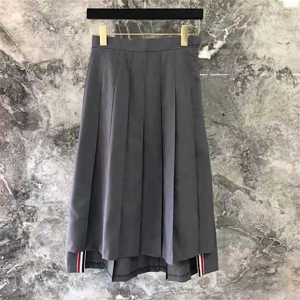 30% off tb mid length a-line grey pleated suit dress waist slim long front short back irregular half skirt, Black
30% off tb mid length a-line grey pleated suit dress waist slim long front short back irregular half skirt, Black