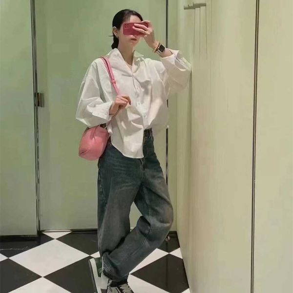 34% off family early spring new fashion and atmosphere back embroidery silhouette slim long sleeve casual versatile shirt, White
34% off family early spring new fashion and atmosphere back embroidery silhouette slim long sleeve casual versatile shirt, White