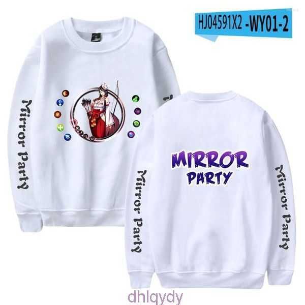 party men's hoodies wawni mirror crewneck sweatshirt game trucksuit hip hop pullover casual long sleeve streetwear clothes men womens, Black
party men's hoodies wawni mirror crewneck sweatshirt game trucksuit hip hop pullover casual long sleeve streetwear clothes men womens, Black