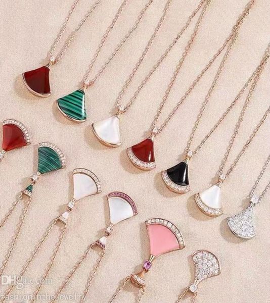 fanshaped pendant necklace designer jewelry luxury skirt necklaces for women girlfriend rose gold black white green red pink diam1816576, Silver
fanshaped pendant necklace designer jewelry luxury skirt necklaces for women girlfriend rose gold black white green red pink diam1816576, Silver