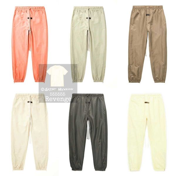 designer fashion fog pants ess season 8 double track high street sports casual loose drawstring nylon trousers, Black
designer fashion fog pants ess season 8 double track high street sports casual loose drawstring nylon trousers, Black