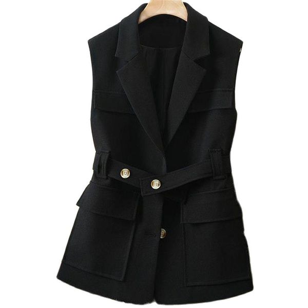 pants korean casual suit lapel sleeveless gilet with belt chic waistcoat female sleeveless coat harajuku singlebreasted women jacket, White
pants korean casual suit lapel sleeveless gilet with belt chic waistcoat female sleeveless coat harajuku singlebreasted women jacket, White