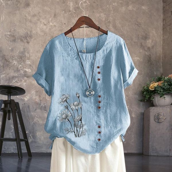 t-shirt retro summer women's casual cartoon print solid color loose shirt cotton linen round neck plus size short sleeve xs5xl, White
t-shirt retro summer women's casual cartoon print solid color loose shirt cotton linen round neck plus size short sleeve xs5xl, White