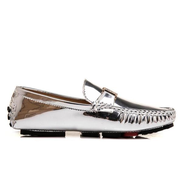 metal color men dress shoes showy loafer party footwears gold silver colour flats for emcee9890732, Black
metal color men dress shoes showy loafer party footwears gold silver colour flats for emcee9890732, Black