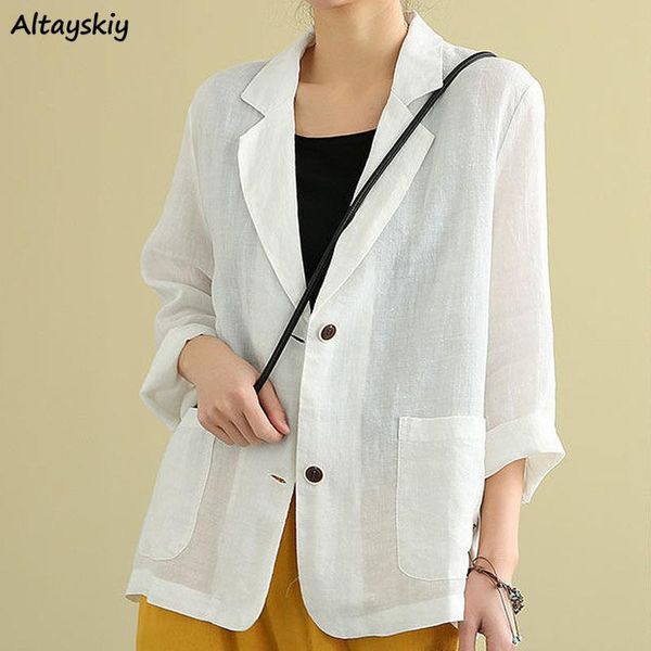 pants blazers women summer retro stylish single breasted thin notched ulzzang lazy vintage harajuku daily breathable cozy female chic, White
pants blazers women summer retro stylish single breasted thin notched ulzzang lazy vintage harajuku daily breathable cozy female chic, White