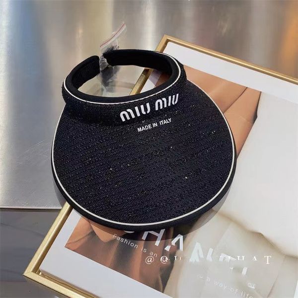 2023 summer new straw hat women's open sun hat headless sun hat outdoor leisure sun hat trend, Blue;gray
2023 summer new straw hat women's open sun hat headless sun hat outdoor leisure sun hat trend, Blue;gray