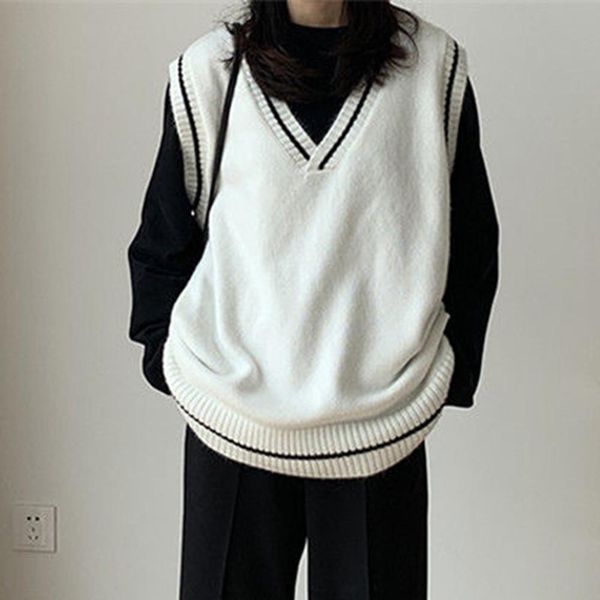 vests women's sweater knitted vest pullover body warmer ladies black waistcoat female autumn warm pinstripe vest 2021 women's clot, Black;white
vests women's sweater knitted vest pullover body warmer ladies black waistcoat female autumn warm pinstripe vest 2021 women's clot, Black;white