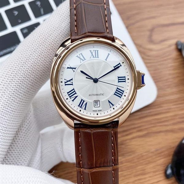 classic fashion automatic mechanical self winding watch men gold silver dial sapphire glass 40mm design wristwatch casual leat297g, Slivery;brown
classic fashion automatic mechanical self winding watch men gold silver dial sapphire glass 40mm design wristwatch casual leat297g, Slivery;brown