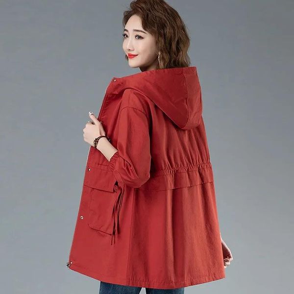 raincoats 2022 new autumn women's jackets windbreaker female hooded casual basic coat spring loose zipper lightweight jacket outerwear, Black
raincoats 2022 new autumn women's jackets windbreaker female hooded casual basic coat spring loose zipper lightweight jacket outerwear, Black