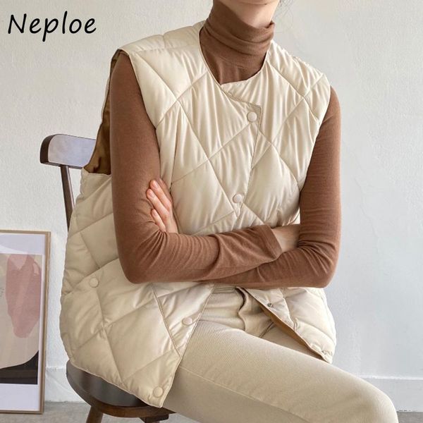 vests neploe simple crewneck singlebreasted vest jacket woman casual loose warm cotton vests women sleeveless solid color coats, Black;white
vests neploe simple crewneck singlebreasted vest jacket woman casual loose warm cotton vests women sleeveless solid color coats, Black;white