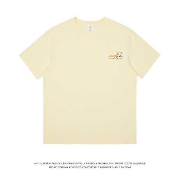 t shirt short sleeve cotton round neck bear simple print summer full shoulder design sense of minority lovers fashion brand t-shirt female, White;black
t shirt short sleeve cotton round neck bear simple print summer full shoulder design sense of minority lovers fashion brand t-shirt female, White;black