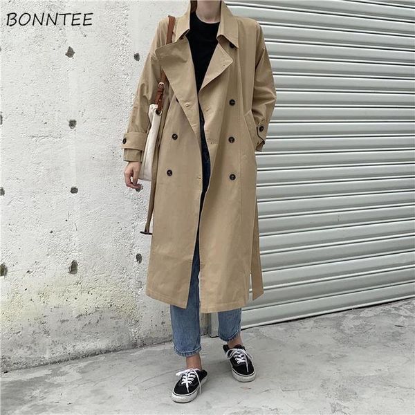 raincoats 2021 new trench women british style simple ins adjustable waist double breasted solid fashion allmatch xlong outwear elegant, Black
raincoats 2021 new trench women british style simple ins adjustable waist double breasted solid fashion allmatch xlong outwear elegant, Black
