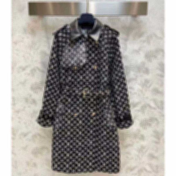 women's trench coats designer 23 spring new jacquard denim letter graphic splice lapel fashion slim d31h, Tan;black
women's trench coats designer 23 spring new jacquard denim letter graphic splice lapel fashion slim d31h, Tan;black