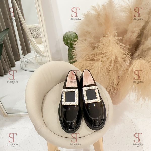 dress shoes stkehidba women's genuine leather loafers round toe shallow flats for woman fashion crystal 230421, Black
dress shoes stkehidba women's genuine leather loafers round toe shallow flats for woman fashion crystal 230421, Black
