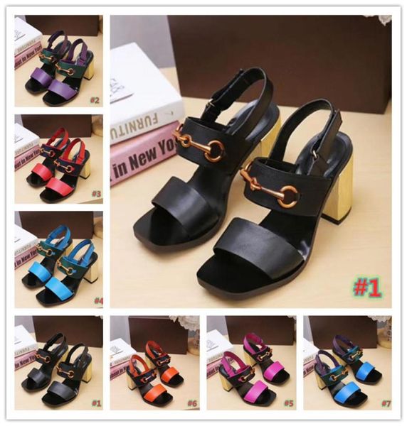 new luxury high heels leather sandal women designer sandals high heels summer sandals size 3541 with box6845680, Black
new luxury high heels leather sandal women designer sandals high heels summer sandals size 3541 with box6845680, Black