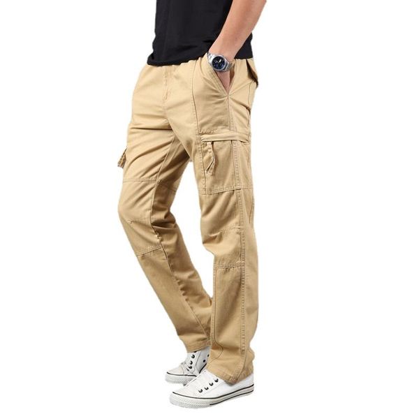 pants men's cargo pants casual multi pockets military tactical pants men outerwear army straight slacks long trousers men clothes, Black
pants men's cargo pants casual multi pockets military tactical pants men outerwear army straight slacks long trousers men clothes, Black