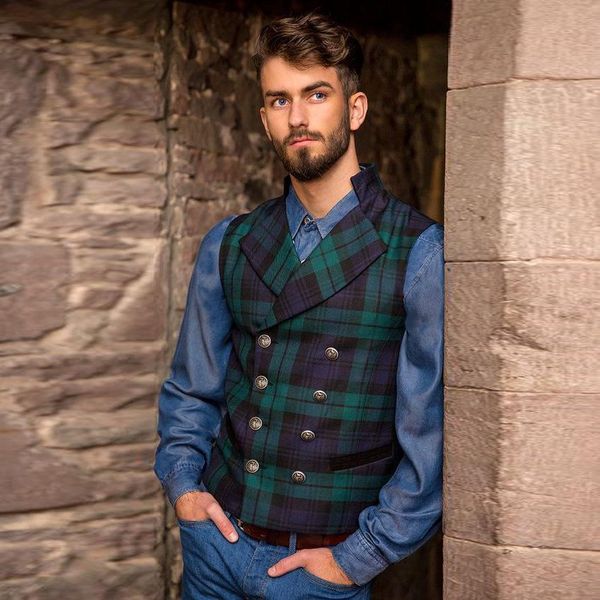 blazers men suit vests green plaid mens clothing wedding tweed business waistcoat jacket casual slim fit gilet homme vest for groosmen, White;black
blazers men suit vests green plaid mens clothing wedding tweed business waistcoat jacket casual slim fit gilet homme vest for groosmen, White;black