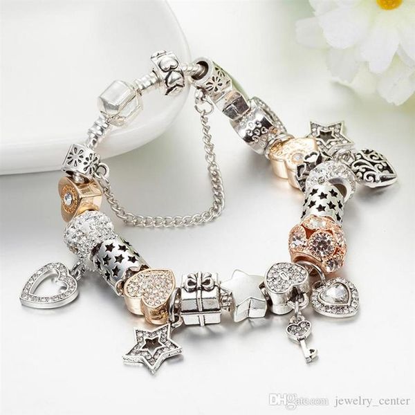 designer jewelry 925 silver bracelet charm bead fit pandora plated heart-shaped and key slide bracelets beads european style charm209l, Golden;silver
designer jewelry 925 silver bracelet charm bead fit pandora plated heart-shaped and key slide bracelets beads european style charm209l, Golden;silver