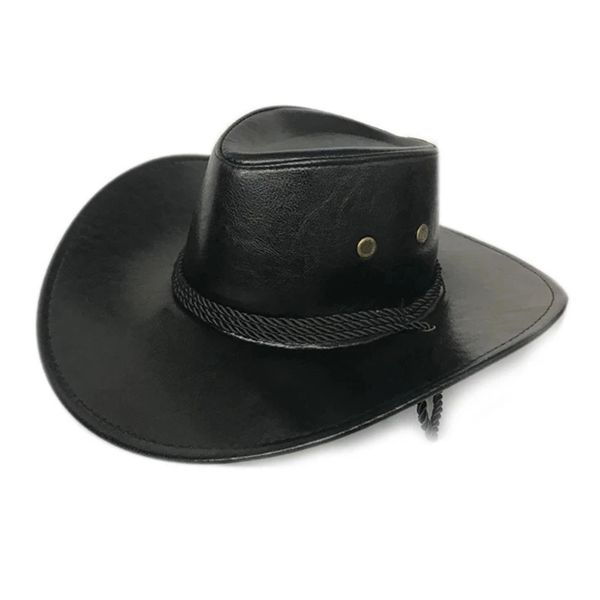wide brim hats bucket large faux leather cowboy hat men's vintage coffee felt man for men women fedora swanowing 230421, Blue;gray
wide brim hats bucket large faux leather cowboy hat men's vintage coffee felt man for men women fedora swanowing 230421, Blue;gray