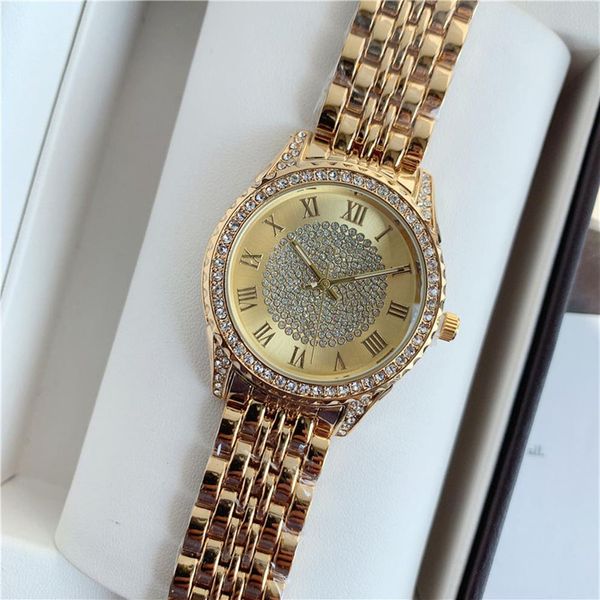 brand watches women girl beautiful crystal diamond style metal steel band quartz wrist watch x198279t, Slivery;brown
brand watches women girl beautiful crystal diamond style metal steel band quartz wrist watch x198279t, Slivery;brown