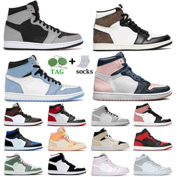 1 jumpman 1s basketball shoes mens womens university blue high og dark mocha satin black toe shadow mid light smoke grey trainers sneakers
1 jumpman 1s basketball shoes mens womens university blue high og dark mocha satin black toe shadow mid light smoke grey trainers sneakers