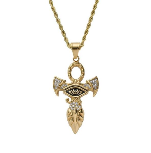 hip hop horus eye pendant necklaces for men women luxury ankh cross pendant stainless steel gold hrus egyptian style necklace jewe3507348, Silver
hip hop horus eye pendant necklaces for men women luxury ankh cross pendant stainless steel gold hrus egyptian style necklace jewe3507348, Silver