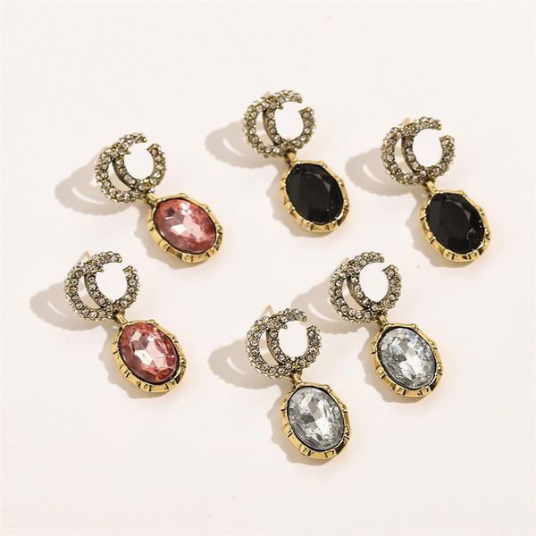 classic design letter stud earrings women fashion diamond luxury earrings 18k gold plated premium accessories popular brand jewelr251h, Golden;silver
classic design letter stud earrings women fashion diamond luxury earrings 18k gold plated premium accessories popular brand jewelr251h, Golden;silver