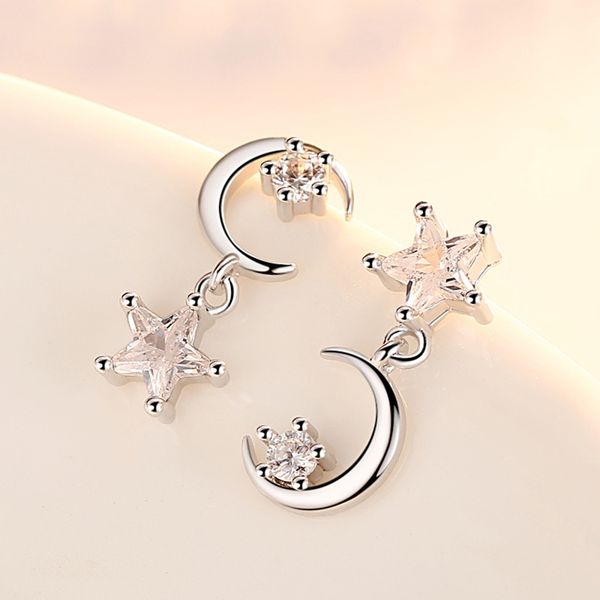 designer earrings 925 silver pin earrings pentagram asymmetric earrings female korean stars moon tassel earrings jewelry, Golden
designer earrings 925 silver pin earrings pentagram asymmetric earrings female korean stars moon tassel earrings jewelry, Golden