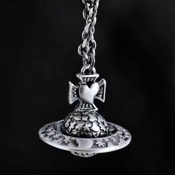 nanaspace - queen mother vivian cosmic 3d earth planet necklace ins sweater chain, Silver
nanaspace - queen mother vivian cosmic 3d earth planet necklace ins sweater chain, Silver