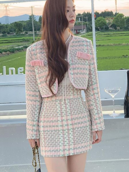 dress small fragrance tweed 2 piece set women jacket coat + mini skirt suits autumn winter fashion sweet two piece sets, White
dress small fragrance tweed 2 piece set women jacket coat + mini skirt suits autumn winter fashion sweet two piece sets, White