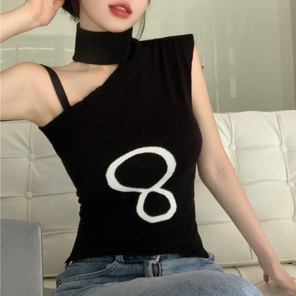 tanks wysoki dekolt nieregularne offtheshoulder z dzianiny w stylu casual camisole kobiety 2022 lato nowy halter neck slim wszyst, Black;white
tanks wysoki dekolt nieregularne offtheshoulder z dzianiny w stylu casual camisole kobiety 2022 lato nowy halter neck slim wszyst, Black;white