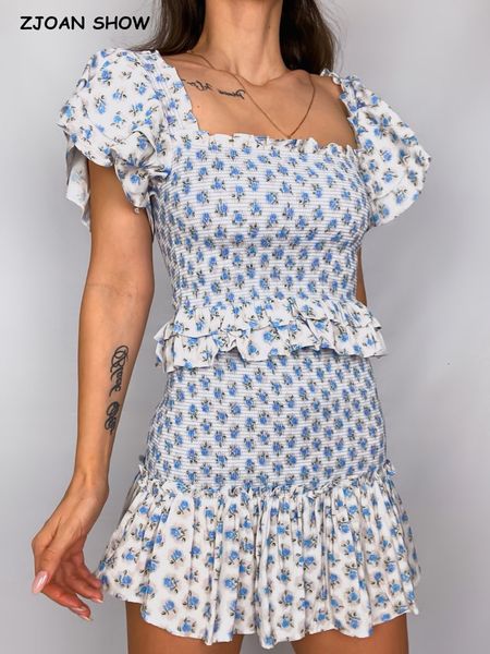 two piece dress white blue flower print flare sleeve crop women high waist ruffles mini skirt elastic ruched corset 2 pieces 1 set 230422
two piece dress white blue flower print flare sleeve crop women high waist ruffles mini skirt elastic ruched corset 2 pieces 1 set 230422