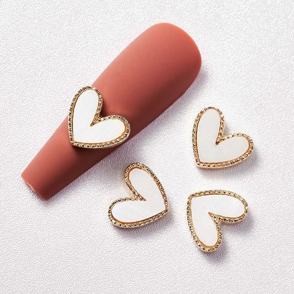 nail art decorations 10pcs heart shell 3d nail art charms with alloy edge (78mm) gradient marble shell stone love heart jewelry nail art dec, Silver;gold
nail art decorations 10pcs heart shell 3d nail art charms with alloy edge (78mm) gradient marble shell stone love heart jewelry nail art dec, Silver;gold