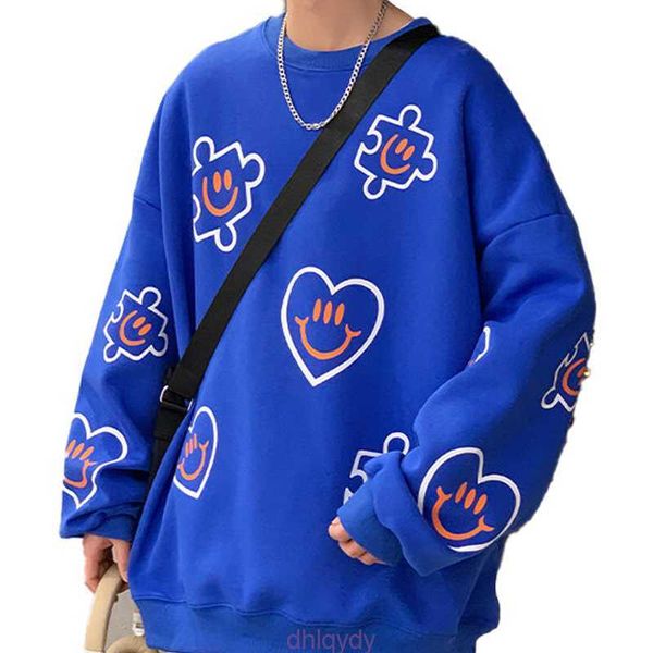korean sweatshirts men's version hoodies women's sweater smiling face trendy long sleeve t-shirt bottom loose 9tl7, Black
korean sweatshirts men's version hoodies women's sweater smiling face trendy long sleeve t-shirt bottom loose 9tl7, Black