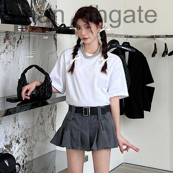 women's t-shirt designer 2023 spring/summer new simple solid color embroidered short sleeve t-shirt for women yriq, White
women's t-shirt designer 2023 spring/summer new simple solid color embroidered short sleeve t-shirt for women yriq, White