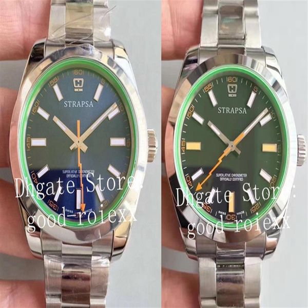 40mm 904l steel watches mens automatic watch men cal 3131 crystal glass eta 116400 arf wristwatches box265v, Slivery;brown
40mm 904l steel watches mens automatic watch men cal 3131 crystal glass eta 116400 arf wristwatches box265v, Slivery;brown