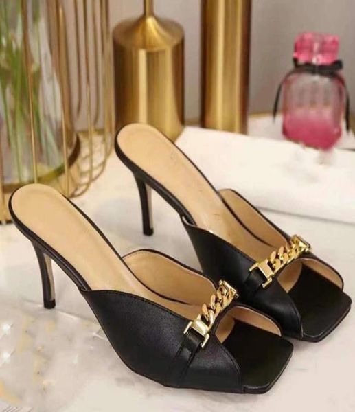 uality women sandal designer sandals highheeled genuine leather leisure leather shoes slippers 3542 with box9139663, Black
uality women sandal designer sandals highheeled genuine leather leisure leather shoes slippers 3542 with box9139663, Black