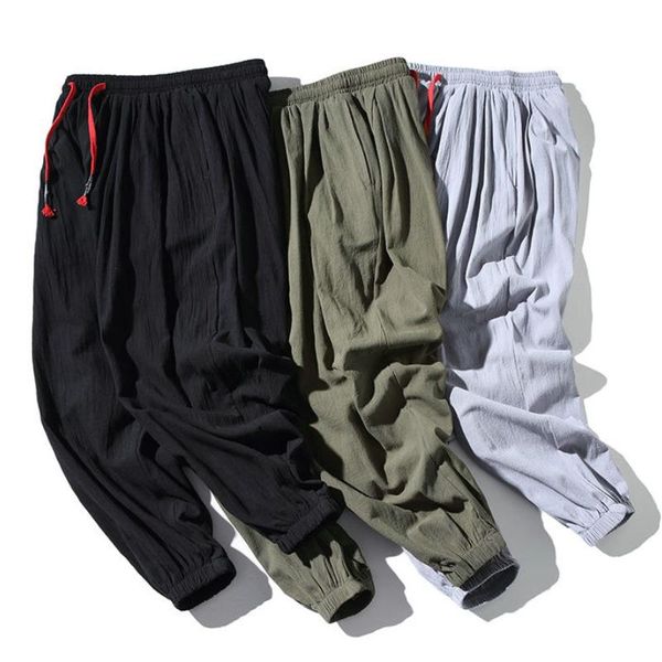 pants casual harem pants men cotton joggers summer trousers male chinese style baggy pants harajuku clothe man, Black
pants casual harem pants men cotton joggers summer trousers male chinese style baggy pants harajuku clothe man, Black