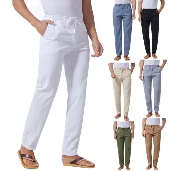pants men's trousers casual summer autumn new men's cotton linen pants yoga trousers home lace straight work pants for men, Black
pants men's trousers casual summer autumn new men's cotton linen pants yoga trousers home lace straight work pants for men, Black