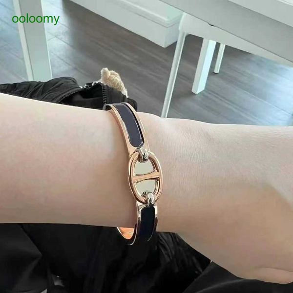 hemres designer bracelet 2023 counter pig nose enamel new colorless rose gold couple's high beauty gift gold bracelet for women ezpy 2q, Black
hemres designer bracelet 2023 counter pig nose enamel new colorless rose gold couple's high beauty gift gold bracelet for women ezpy 2q, Black