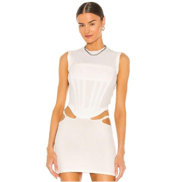 tanks 2021new summer wears an irregular corset with hookandeye buckles at the waist and a curved fishbone rib sleeveless vest, Black;white 
tanks 2021new summer wears an irregular corset with hookandeye buckles at the waist and a curved fishbone rib sleeveless vest, Black;white