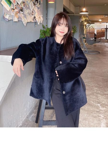 fur oftbuy 2022 real fur coat winter jacket women natural double faced fur genuine leather thick warm oneck merino sheep fur, Black
fur oftbuy 2022 real fur coat winter jacket women natural double faced fur genuine leather thick warm oneck merino sheep fur, Black